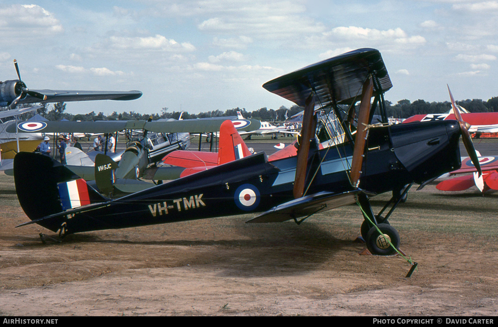 Aircraft Photo of VH-TMK | De Havilland D.H. 82A Tiger Moth | Australia - Air Force | AirHistory.net #31535