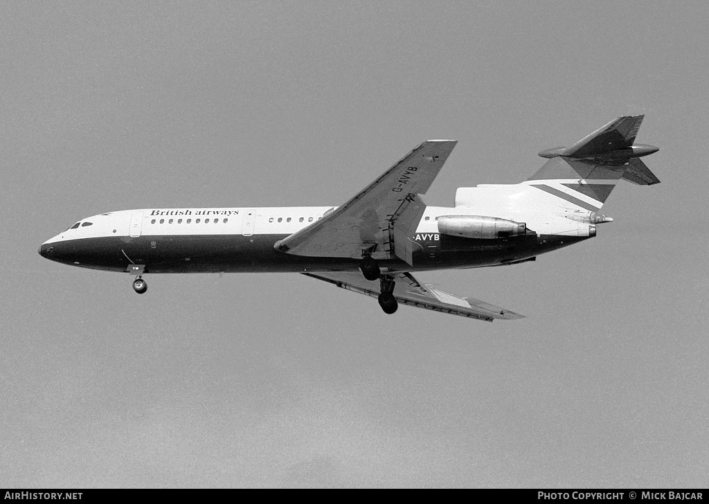 Aircraft Photo of G-AVYB | Hawker Siddeley HS-121 Trident 1E | British Airways | AirHistory.net #31541