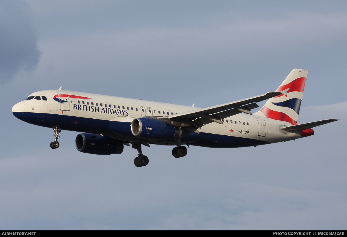 Aircraft Photo of G-EUUR | Airbus A320-232 | British Airways | AirHistory.net #31542