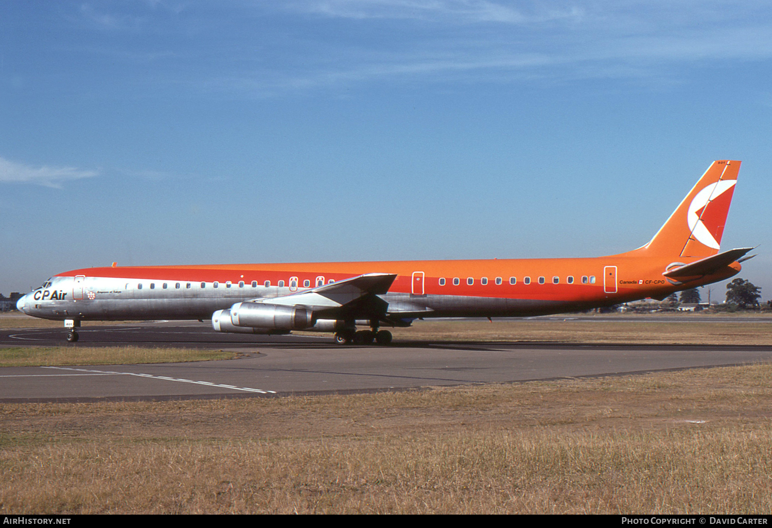 Aircraft Photo of CF-CPO | McDonnell Douglas DC-8-63 | CP Air | AirHistory.net #31549