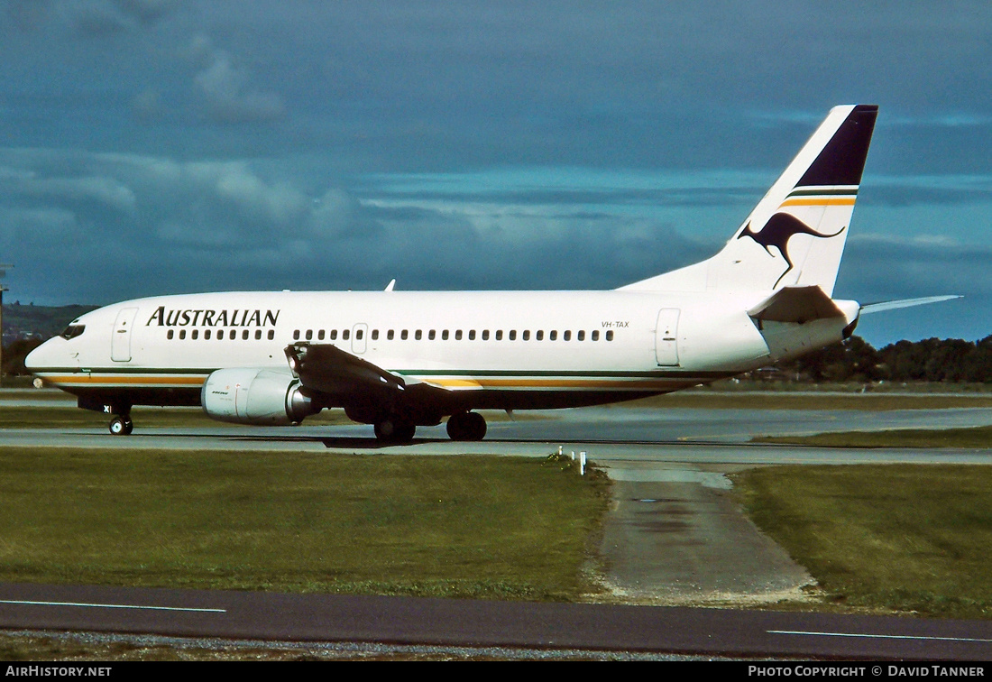 Aircraft Photo of VH-TAX | Boeing 737-376 | Australian Airlines | AirHistory.net #31565
