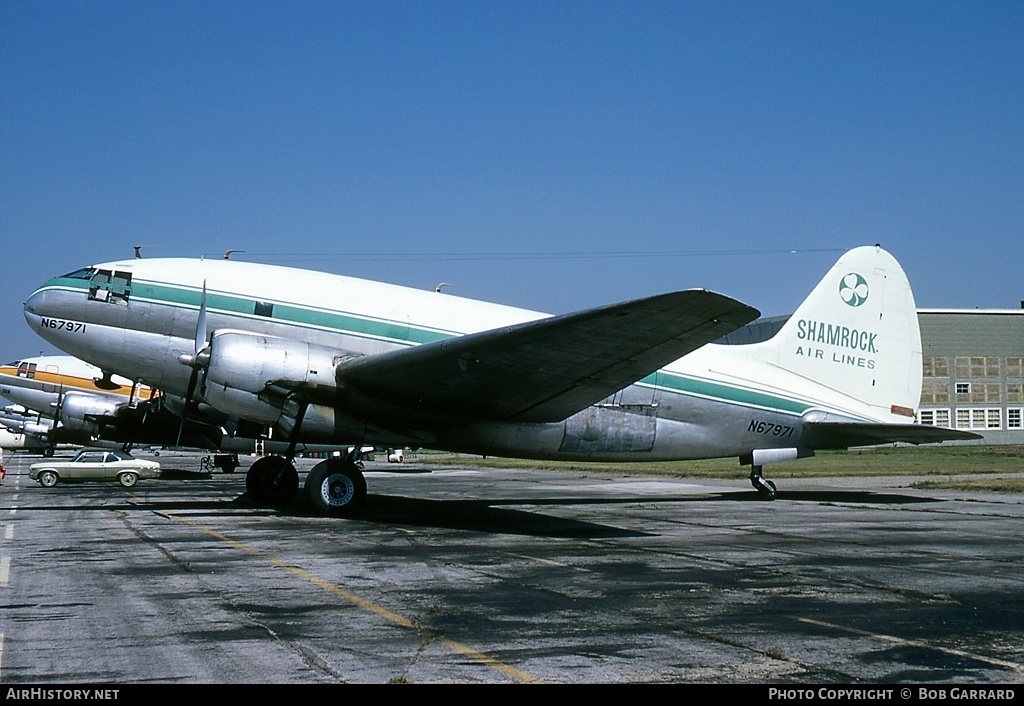 Aircraft Photo of N67971 | Curtiss C-46F Commando | Shamrock Air Lines | AirHistory.net #31567