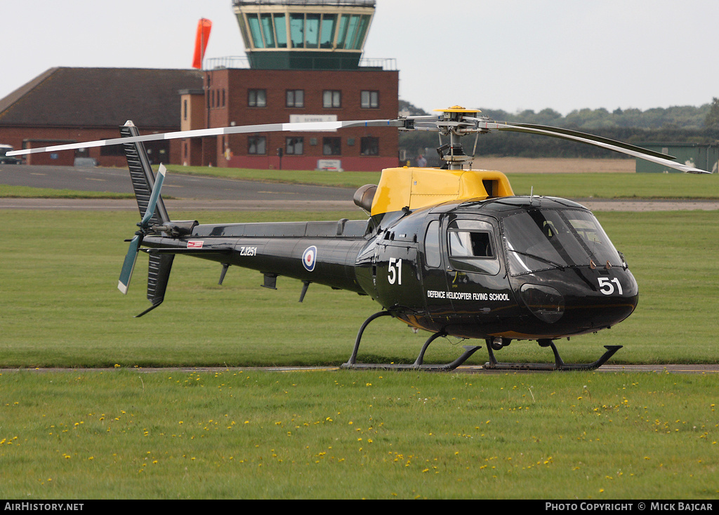 Aircraft Photo of ZJ251 | Eurocopter AS-350BB Squirrel HT1 | UK - Air Force | AirHistory.net #31574