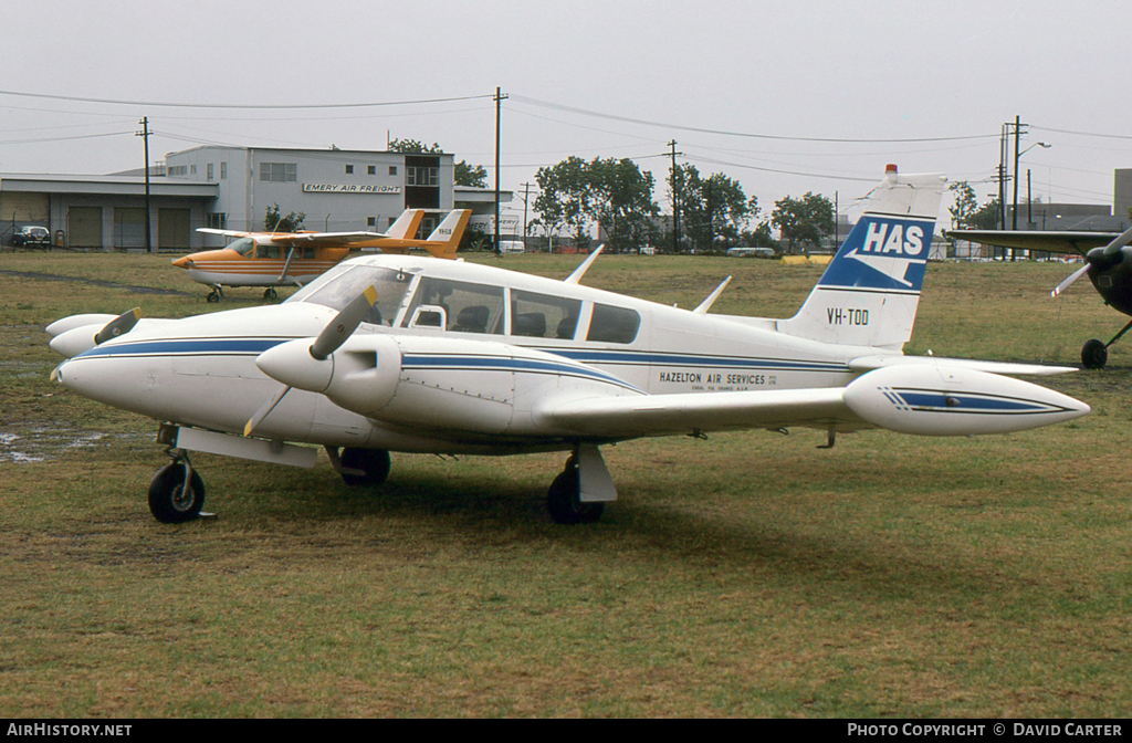 Aircraft Photo of VH-TOD | Piper PA-30-160 Twin Comanche C | Hazelton Air Services - HAS | AirHistory.net #31585