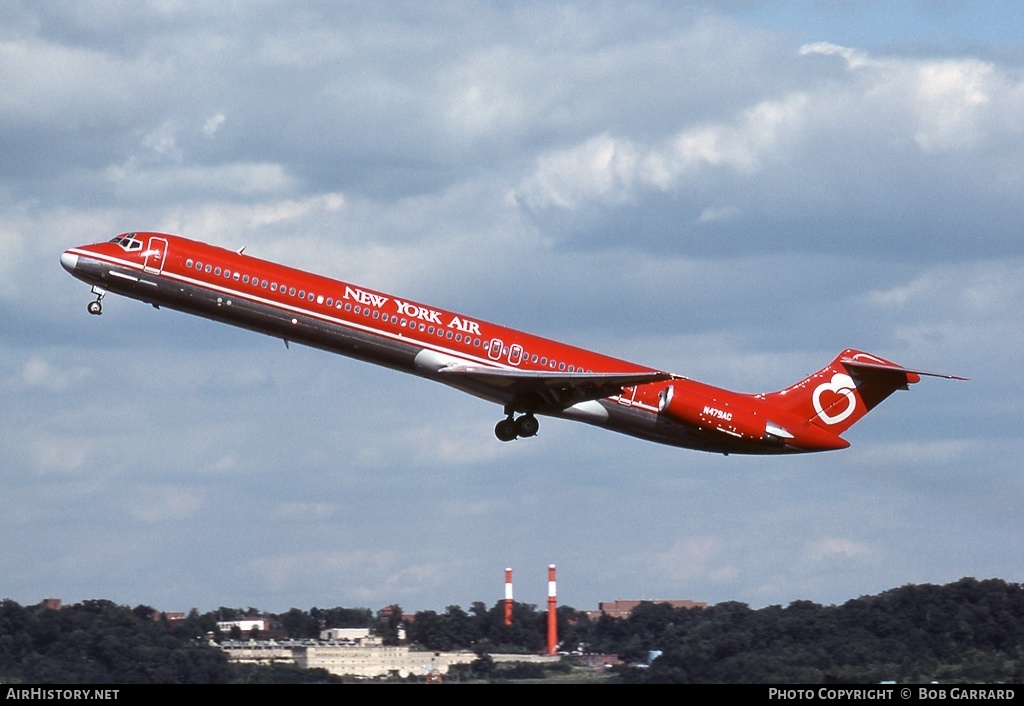 Aircraft Photo of N479AC | McDonnell Douglas MD-82 (DC-9-82) | New York Air | AirHistory.net #31588