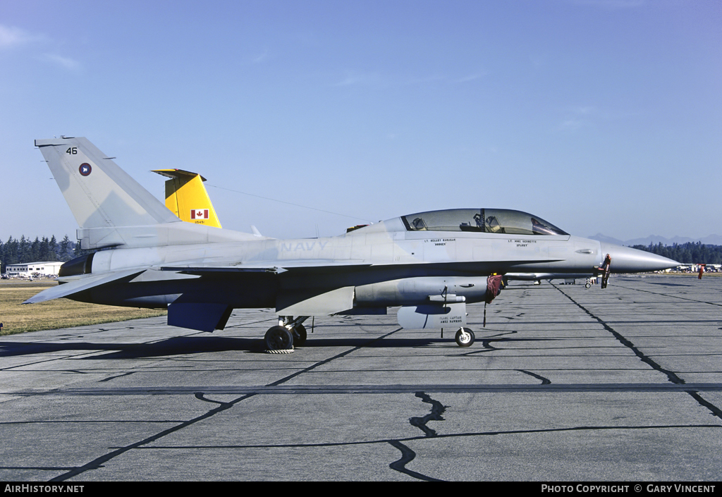 Aircraft Photo of 163279 | General Dynamics TF-16N Fighting Falcon | USA - Navy | AirHistory.net #31594