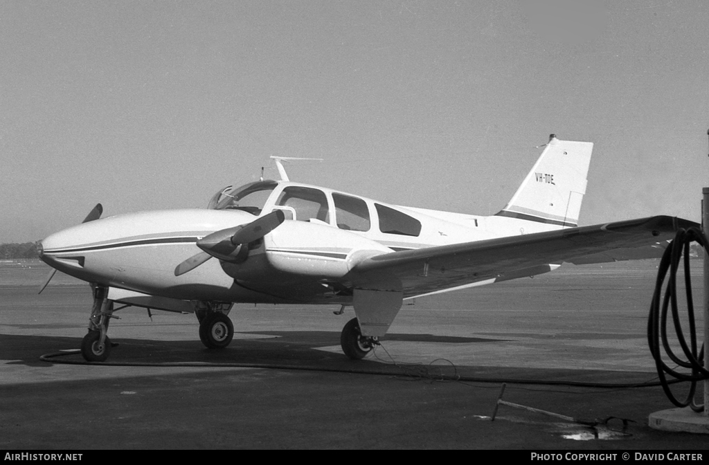 Aircraft Photo of VH-TOE | Beech C55 Baron (95-C55) | AirHistory.net #31602
