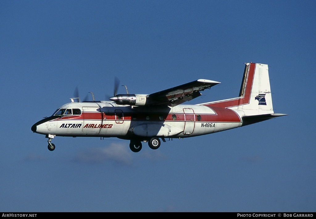 Aircraft Photo of N486A | Aerospatiale N-262A-27 | Altair Airlines | AirHistory.net #31604