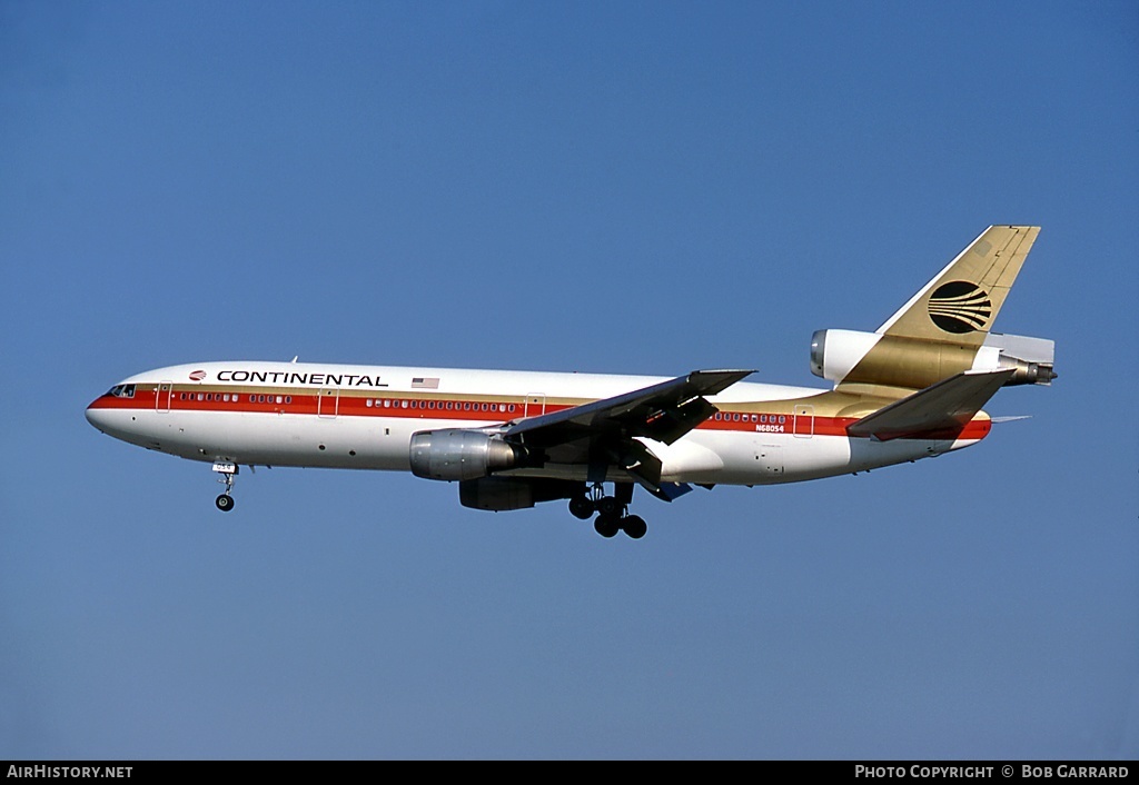 Aircraft Photo of N68054 | McDonnell Douglas DC-10-10CF | Continental Airlines | AirHistory.net #31610
