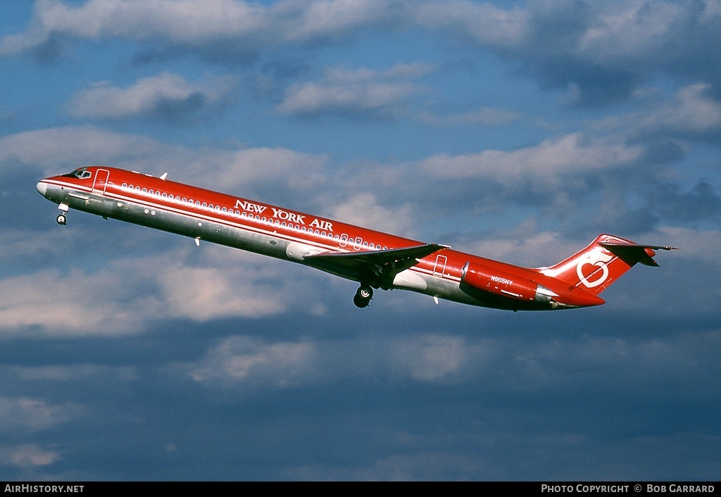 Aircraft Photo of N805NY | McDonnell Douglas MD-82 (DC-9-82) | New York Air | AirHistory.net #31630