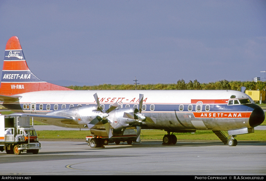 Aircraft Photo of VH-RMA | Lockheed L-188A Electra | Ansett - ANA | AirHistory.net #31640