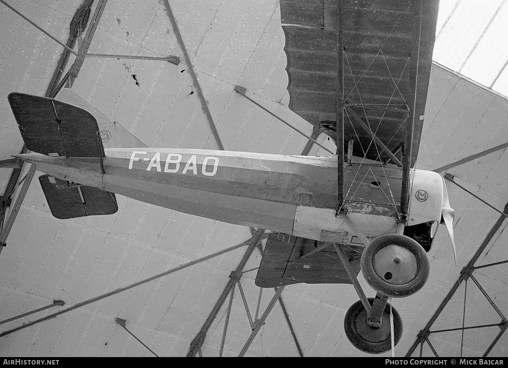 Aircraft Photo of F-ABAO | Morane-Saulnier AI | AirHistory.net #31641