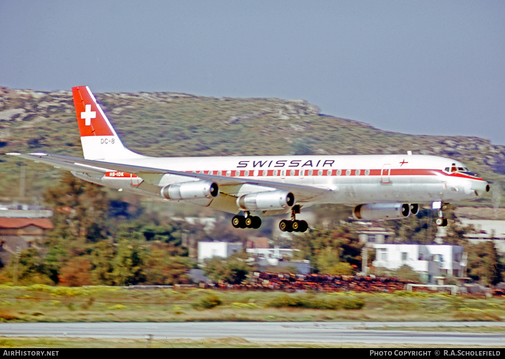 Aircraft Photo of HB-IDK | McDonnell Douglas DC-8-62CF | Swissair | AirHistory.net #31645