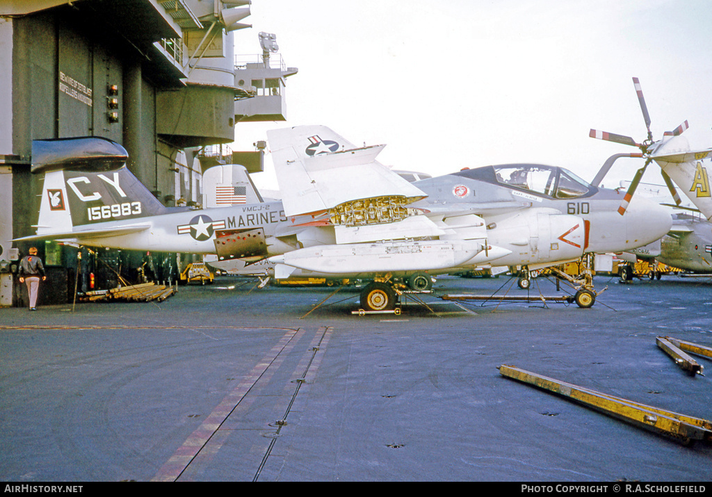 Aircraft Photo of 156983 | Grumman EA-6A Intruder (G-128/A2F-1Q) | USA - Marines | AirHistory.net #31646