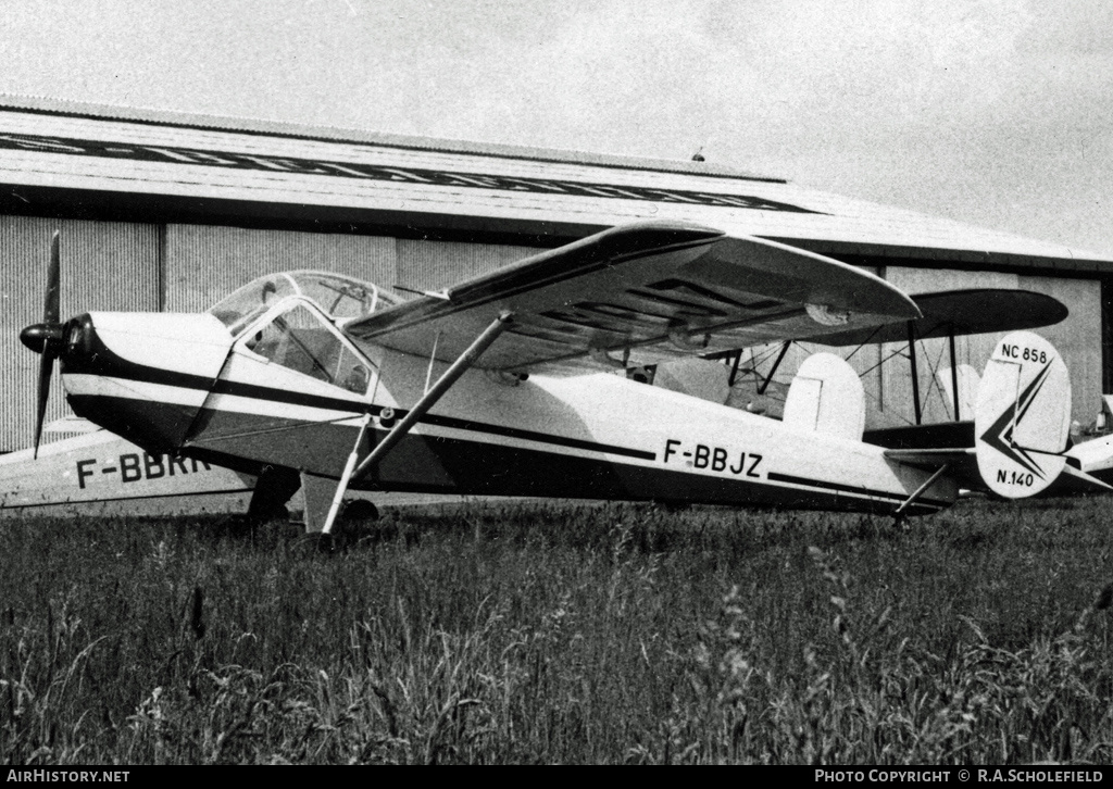 Aircraft Photo of F-BBJZ | Nord NC.858S | AirHistory.net #31709