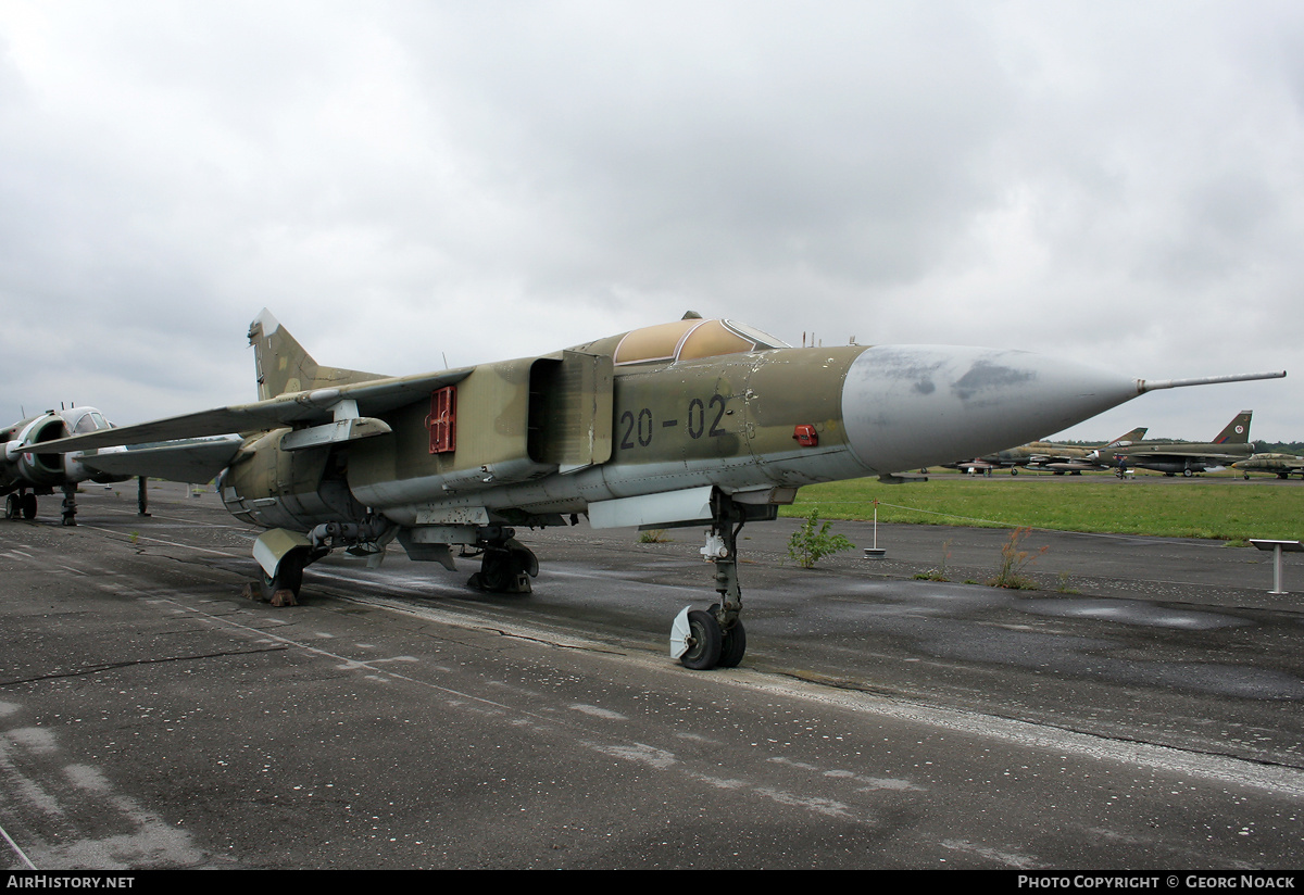 Aircraft Photo of 2002 | Mikoyan-Gurevich MiG-23MF | East Germany - Air Force | AirHistory.net #31711