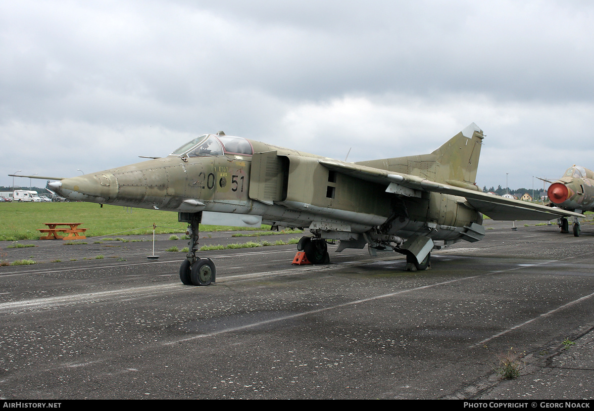 Aircraft Photo of 2051 | Mikoyan-Gurevich MiG-23BN | East Germany - Air Force | AirHistory.net #31713