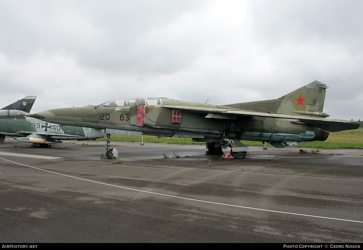 Aircraft Photo of 2063 | Mikoyan-Gurevich MiG-23UB | East Germany - Air Force | AirHistory.net #31714