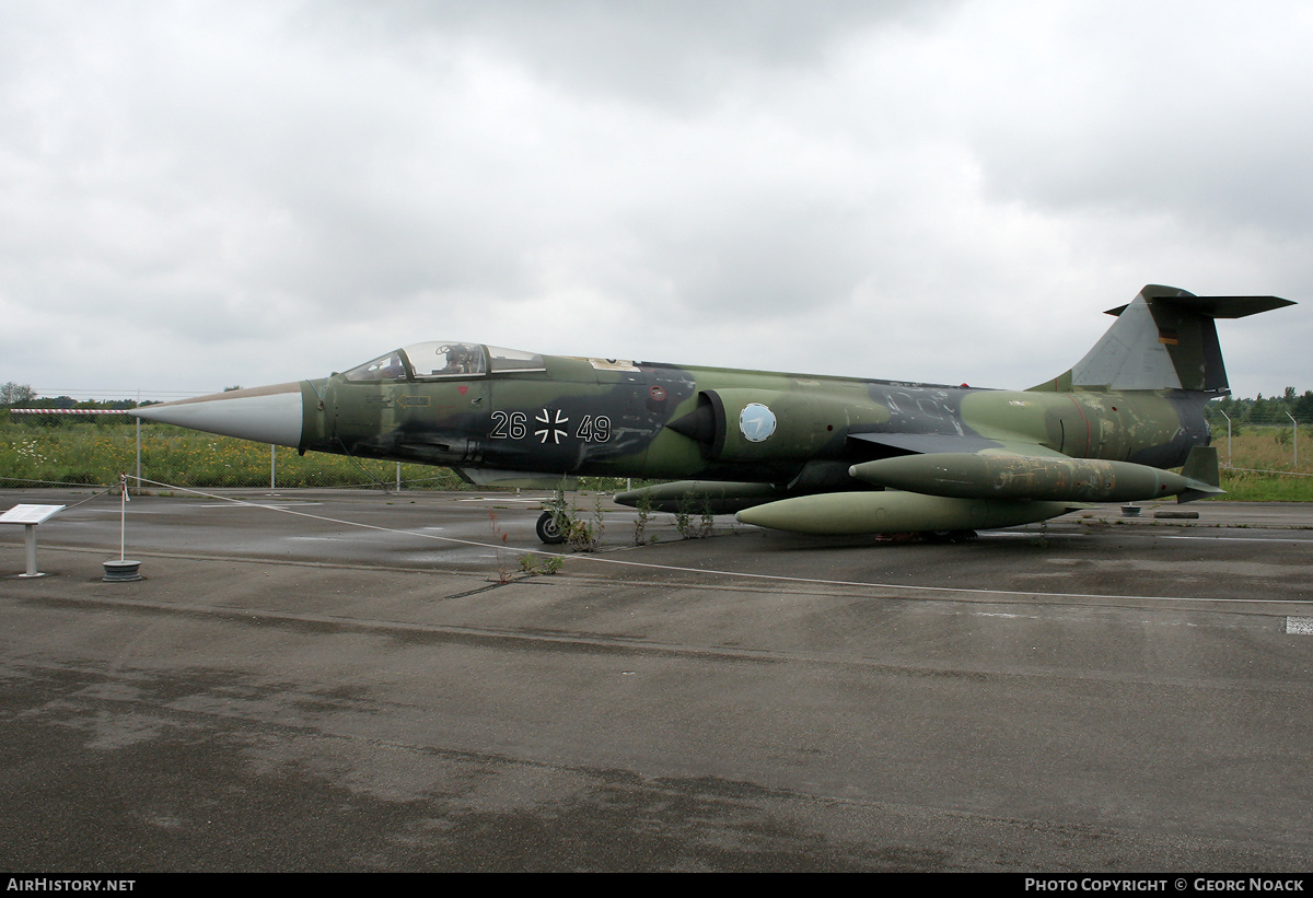 Aircraft Photo of 2649 | Lockheed F-104G Starfighter | Germany - Air Force | AirHistory.net #31720