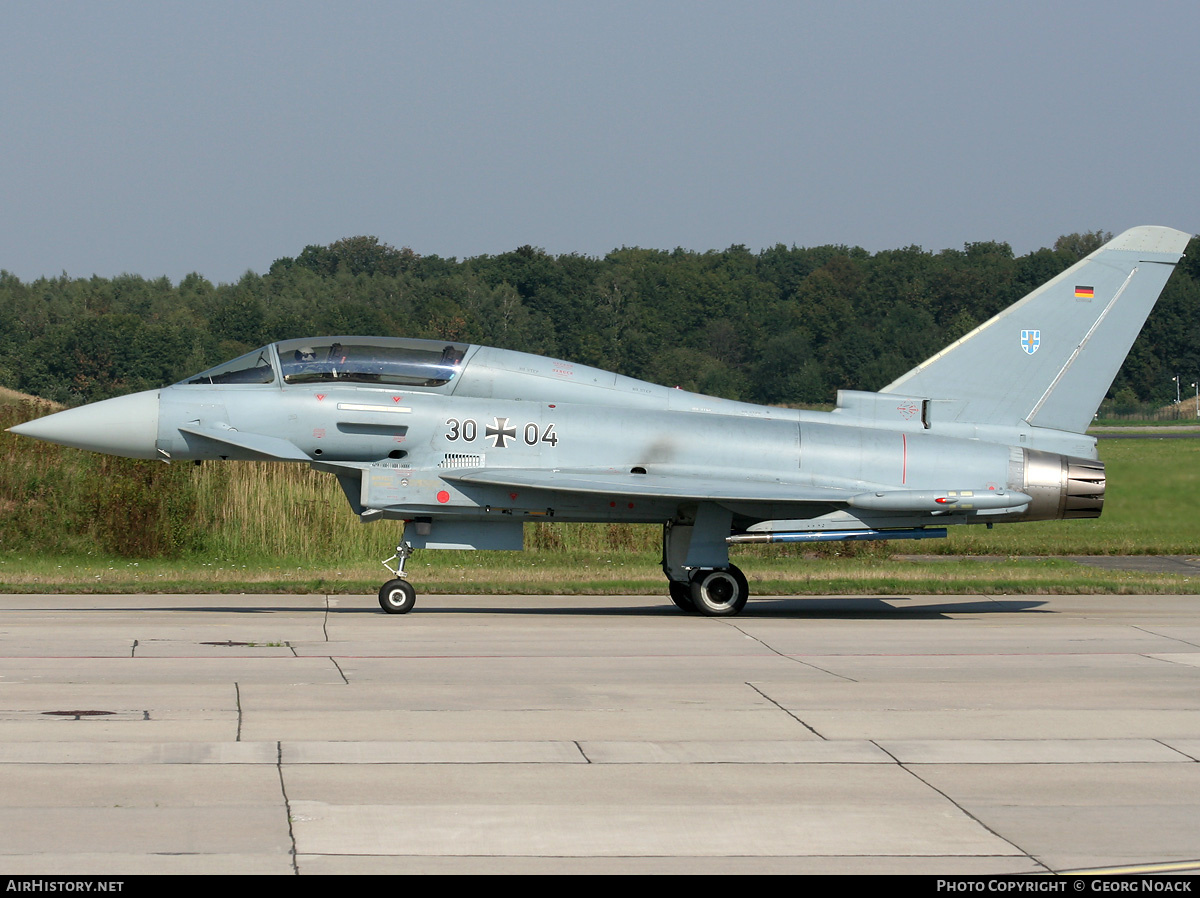 Aircraft Photo of 3004 | Eurofighter EF-2000 Typhoon T | Germany - Air Force | AirHistory.net