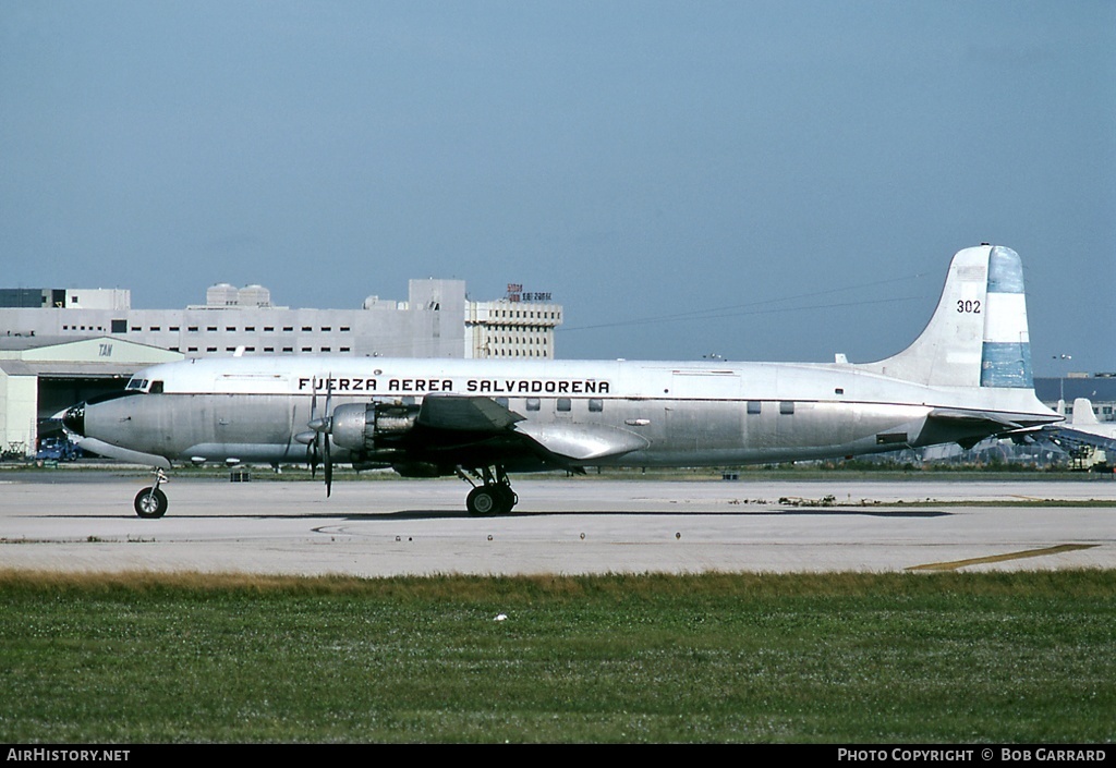 Aircraft Photo of 302 | Douglas C-118A Liftmaster | El Salvador - Air Force | AirHistory.net #31736