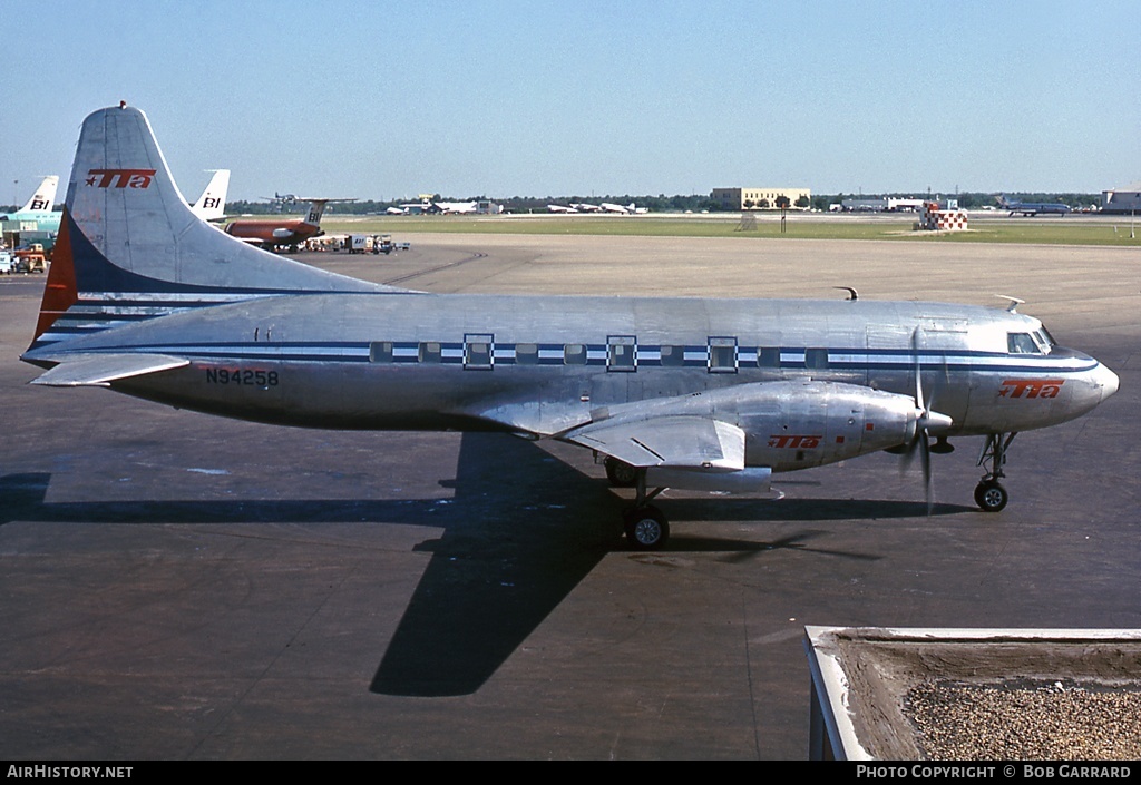 Aircraft Photo of N94258 | Convair 600 | TTA - Trans-Texas Airways | AirHistory.net #31766