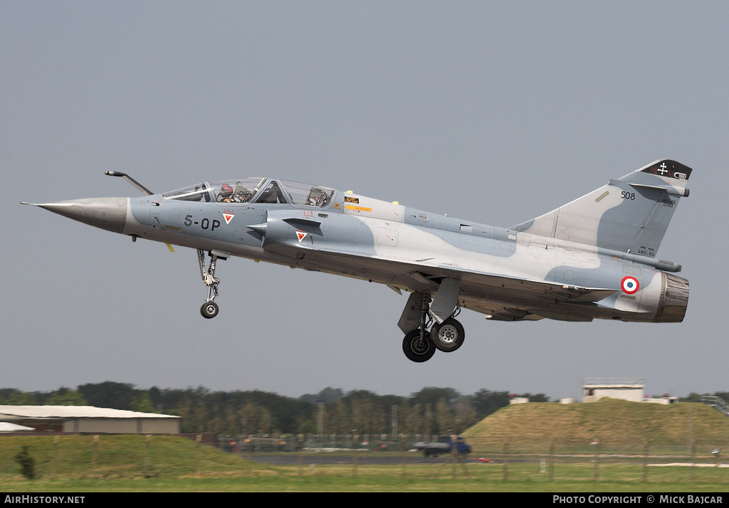 Aircraft Photo of 508 | Dassault Mirage 2000B | France - Air Force | AirHistory.net #31788