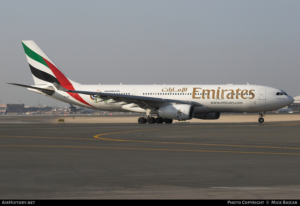 Aircraft Photo of A6-EAI | Airbus A330-243 | Emirates | AirHistory.net #31790
