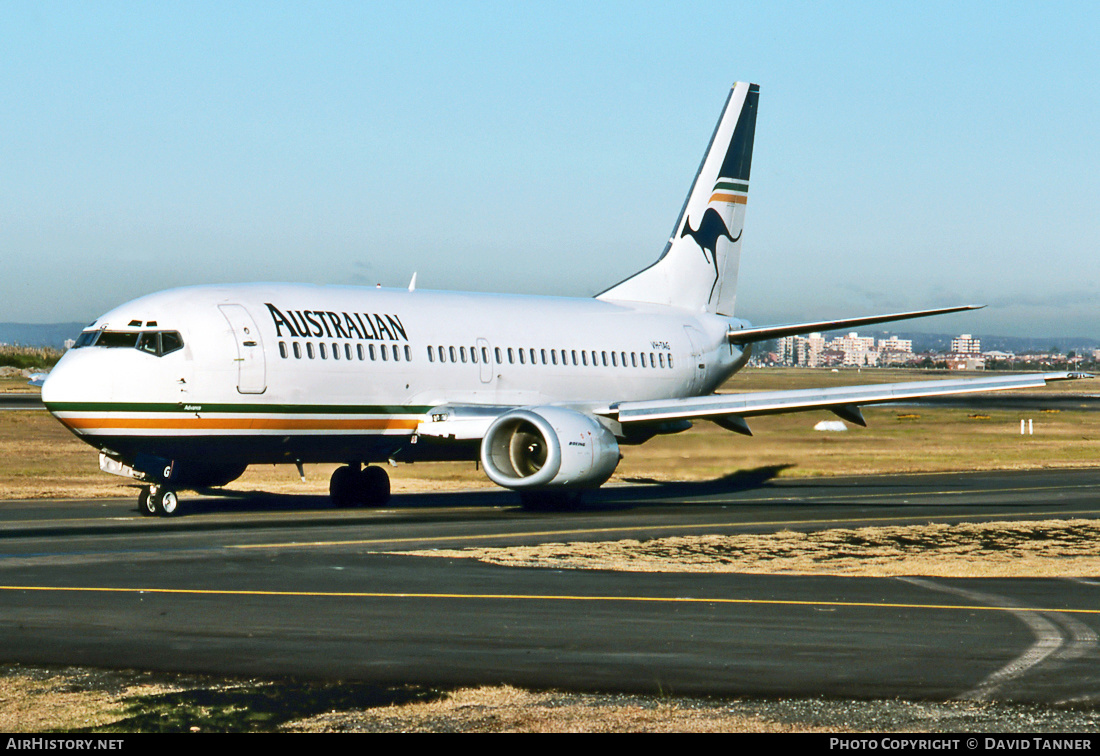 Aircraft Photo of VH-TAG | Boeing 737-376 | Australian Airlines | AirHistory.net #31794