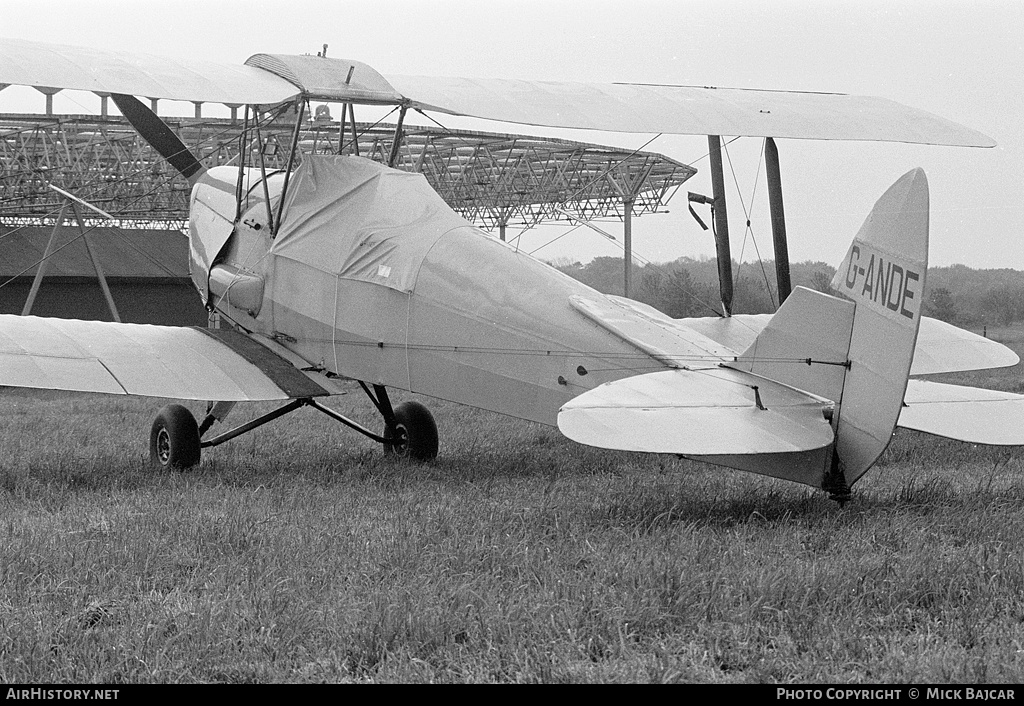 Aircraft Photo of G-ANDE | De Havilland D.H. 82A Tiger Moth II | AirHistory.net #31805