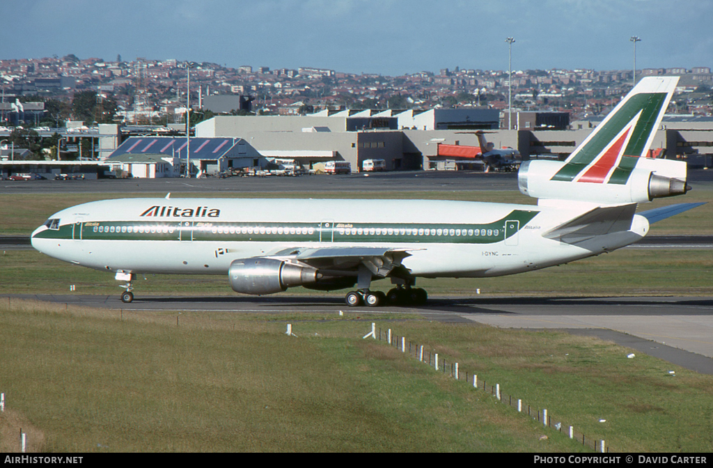 Aircraft Photo of I-DYNC | McDonnell Douglas DC-10-30 | Alitalia | AirHistory.net #31825