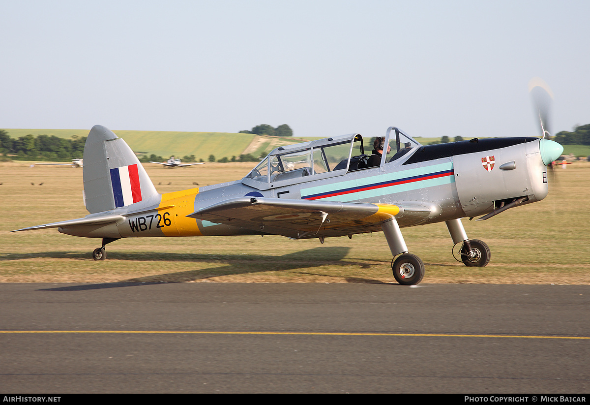 Aircraft Photo of G-AOSK / WB726 | De Havilland DHC-1 Chipmunk Mk22 | UK - Air Force | AirHistory.net #31849