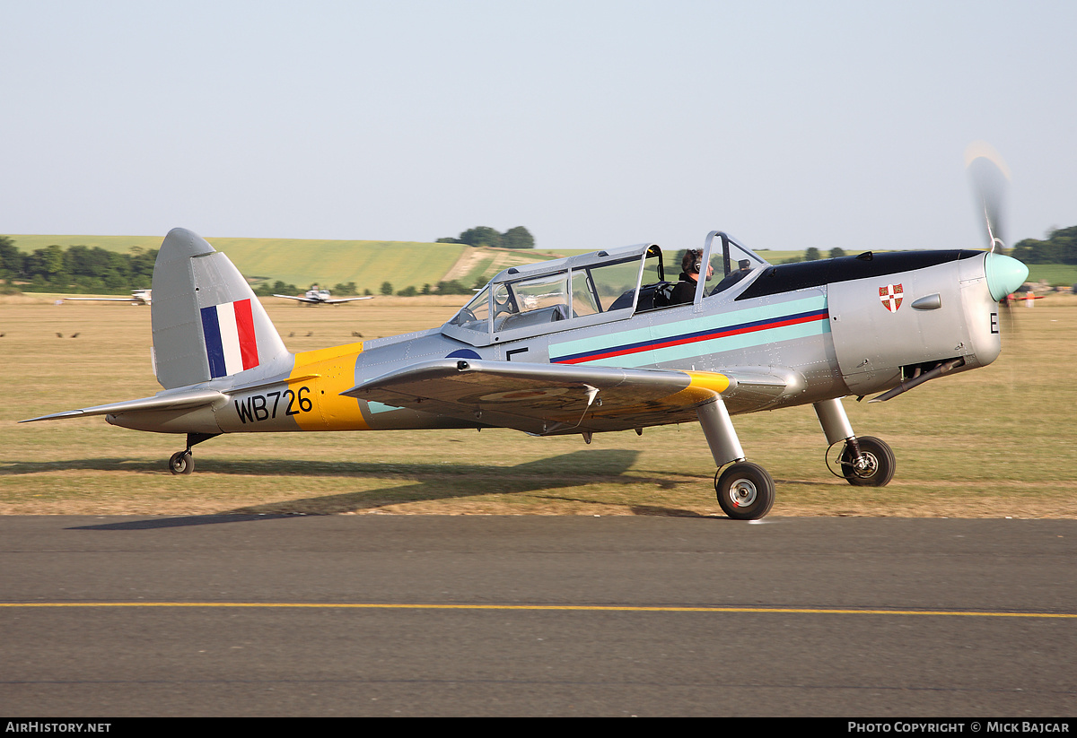 Aircraft Photo of G-AOSK / WB726 | De Havilland DHC-1 Chipmunk Mk22 | UK - Air Force | AirHistory.net #31849