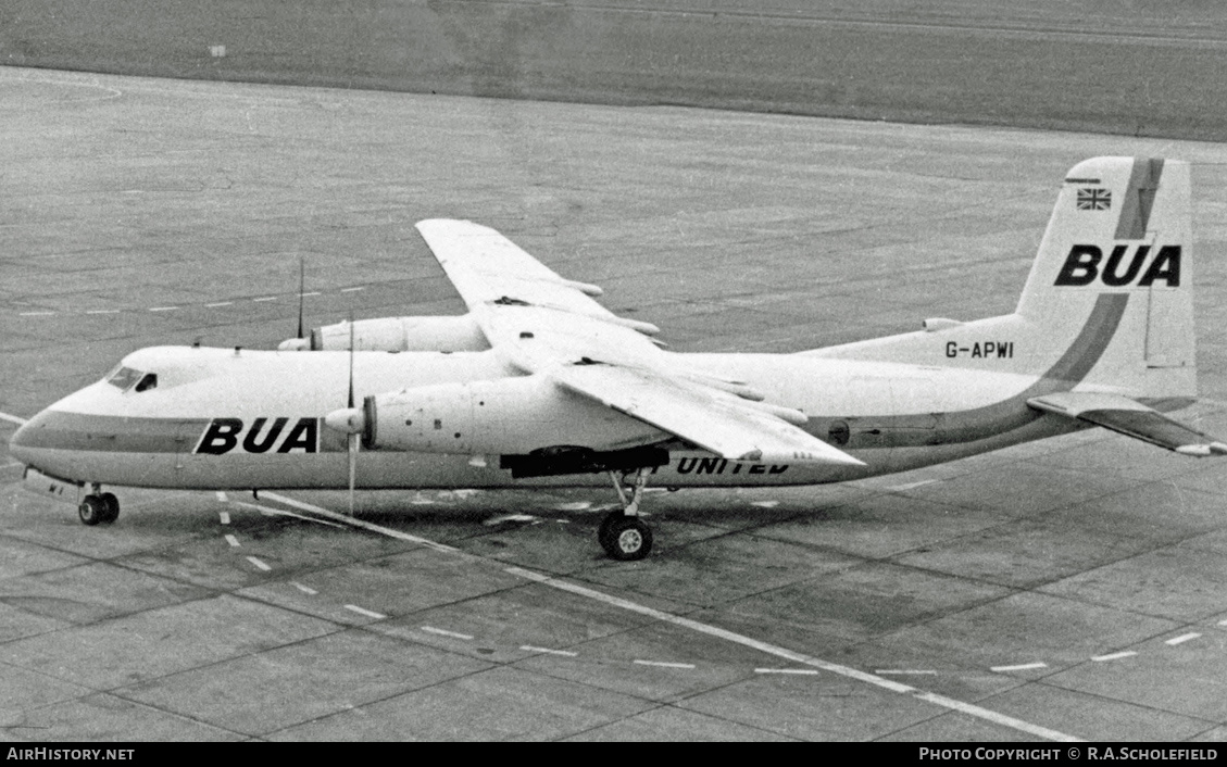 Aircraft Photo of G-APWI | Handley Page HPR-7 Herald 201 | British United Airways - BUA | AirHistory.net #31862