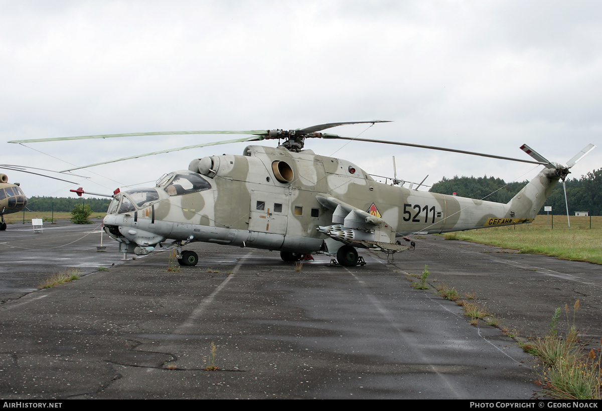 Aircraft Photo of 5211 | Mil Mi-24D | East Germany - Air Force | AirHistory.net #31902
