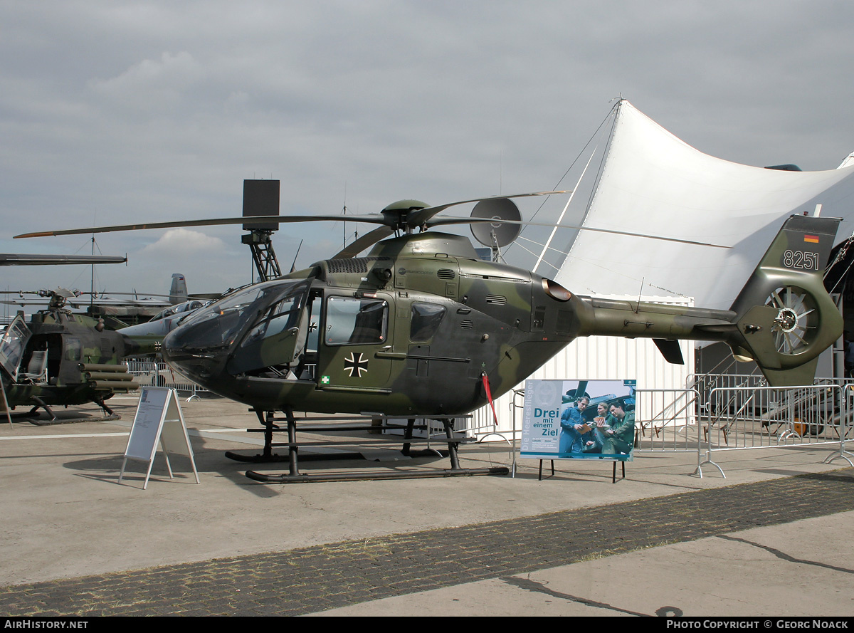 Aircraft Photo of 8251 | Eurocopter EC-135T-1 | Germany - Army | AirHistory.net #31905