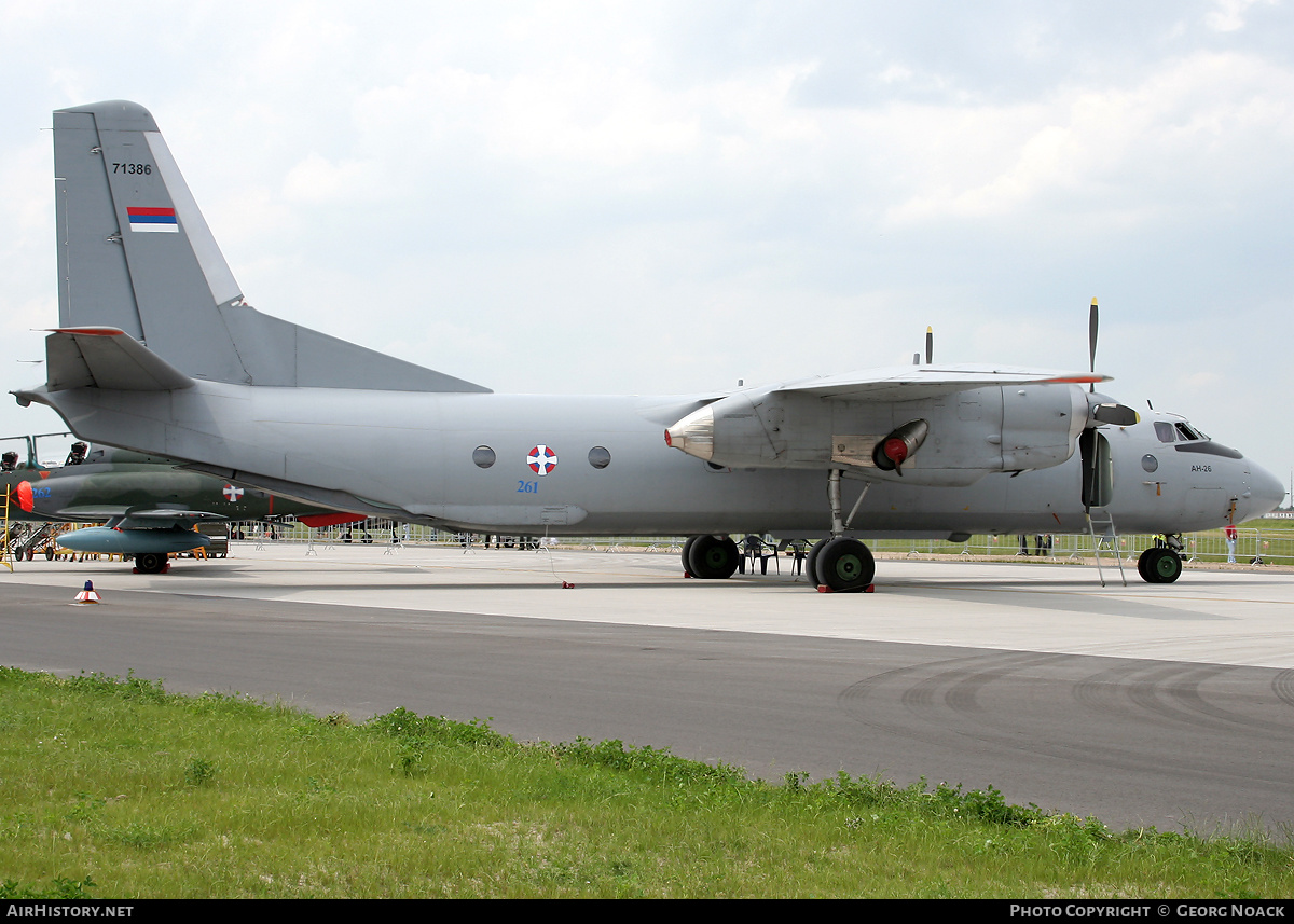 Aircraft Photo of 71386 | Antonov An-26 | Serbia - Air Force | AirHistory.net #31934