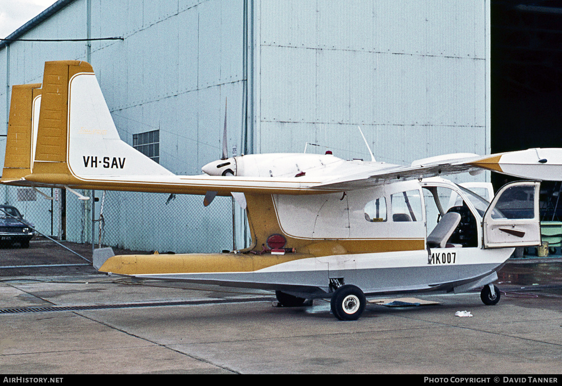 Aircraft Photo of VH-SAV | SIAI-Marchetti FN-333 Riviera | AirHistory.net #31962
