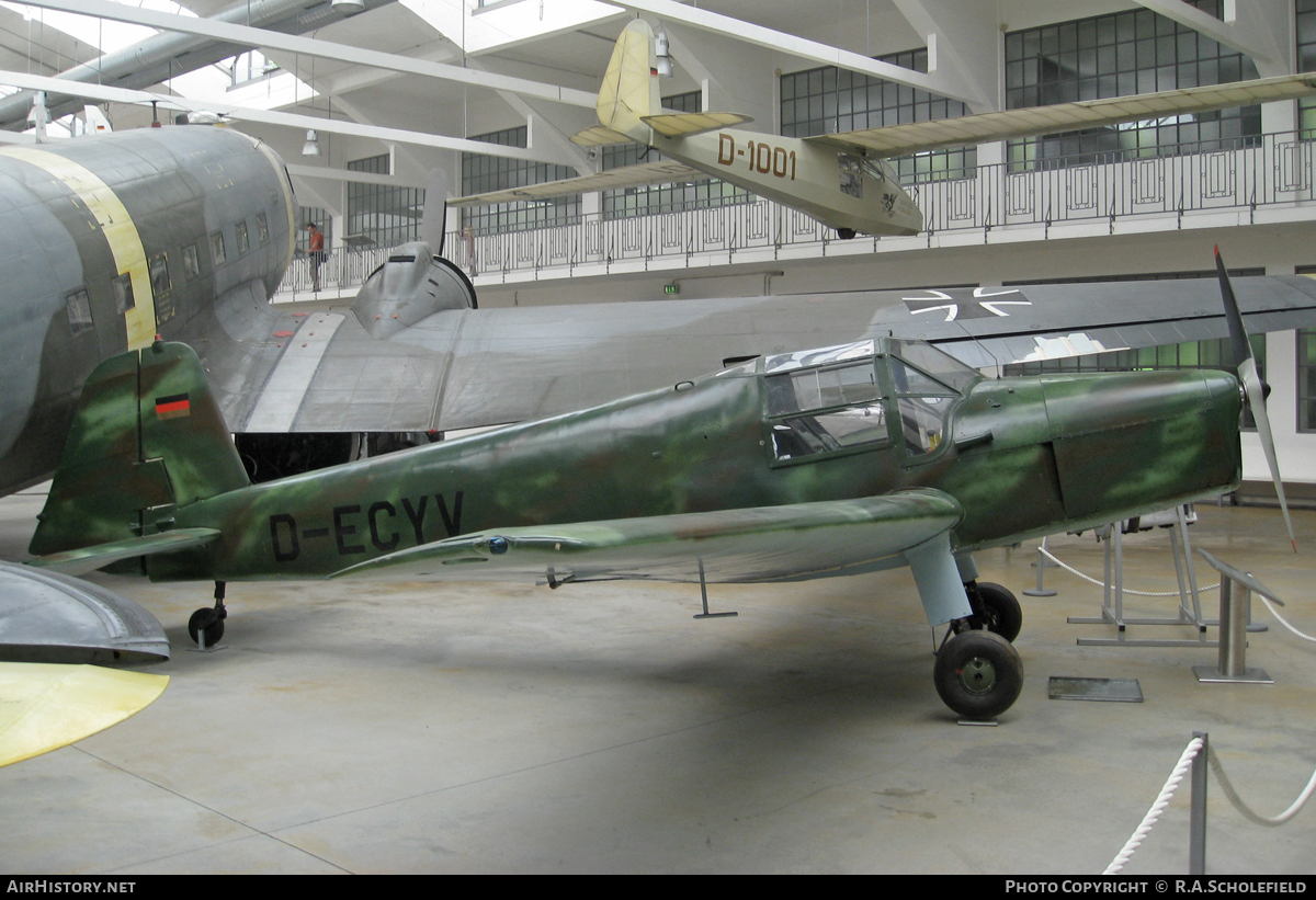 Aircraft Photo of D-ECYV | Bücker Bü-181B-1 Bestmann | AirHistory.net #31970