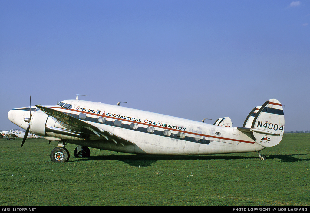 Aircraft Photo of N4004 | Lockheed 18-56 Lodestar | Sundorph Aeronautical Corporation - SAC | AirHistory.net #32003