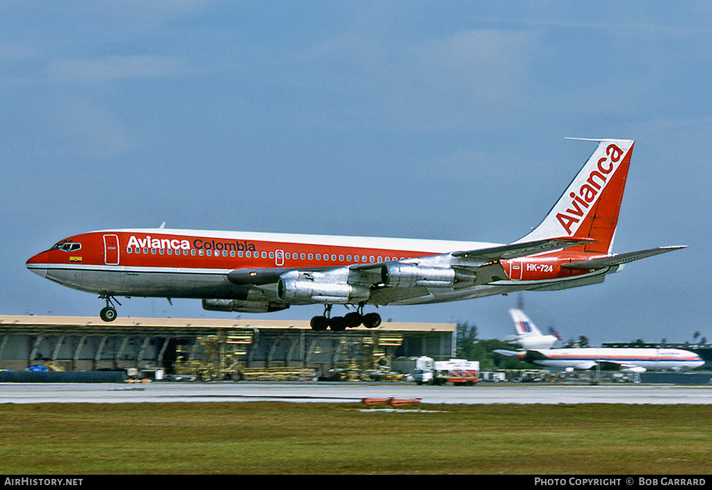 Aircraft Photo of HK-724 | Boeing 720-059B | Avianca | AirHistory.net #32039