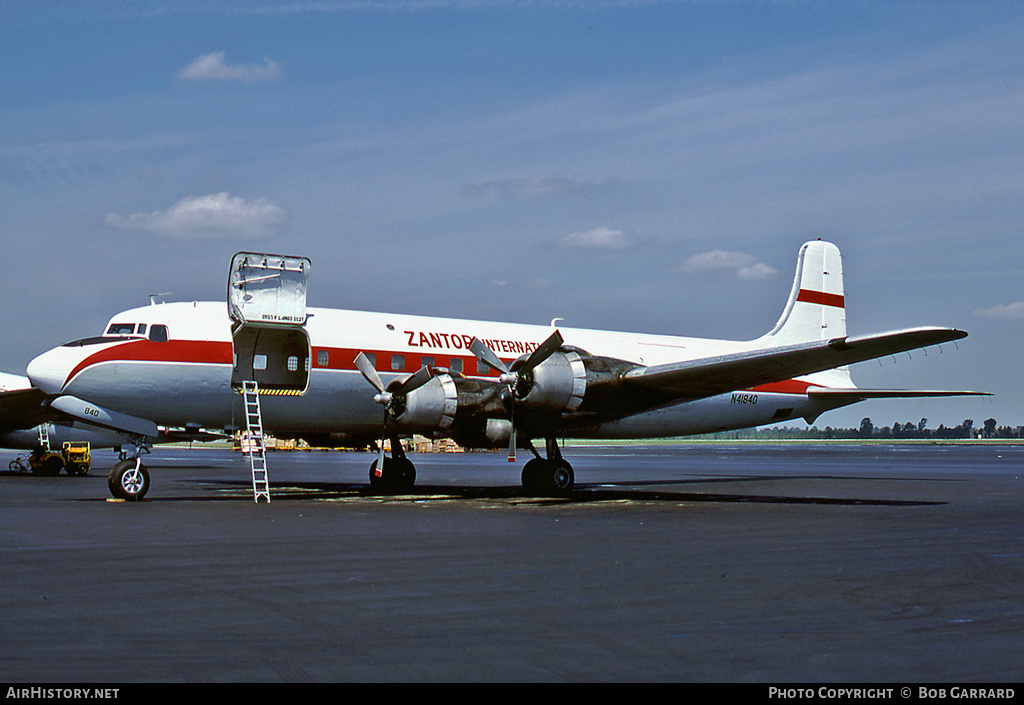 Aircraft Photo of N41840 | Douglas DC-6B(F) | Zantop International Airlines | AirHistory.net #32052