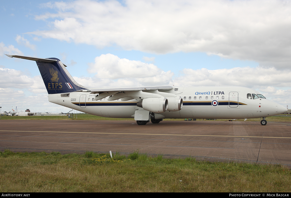 Aircraft Photo of QQ101 | BAE Systems Avro 146-RJ100 | UK - Air Force | AirHistory.net #32053