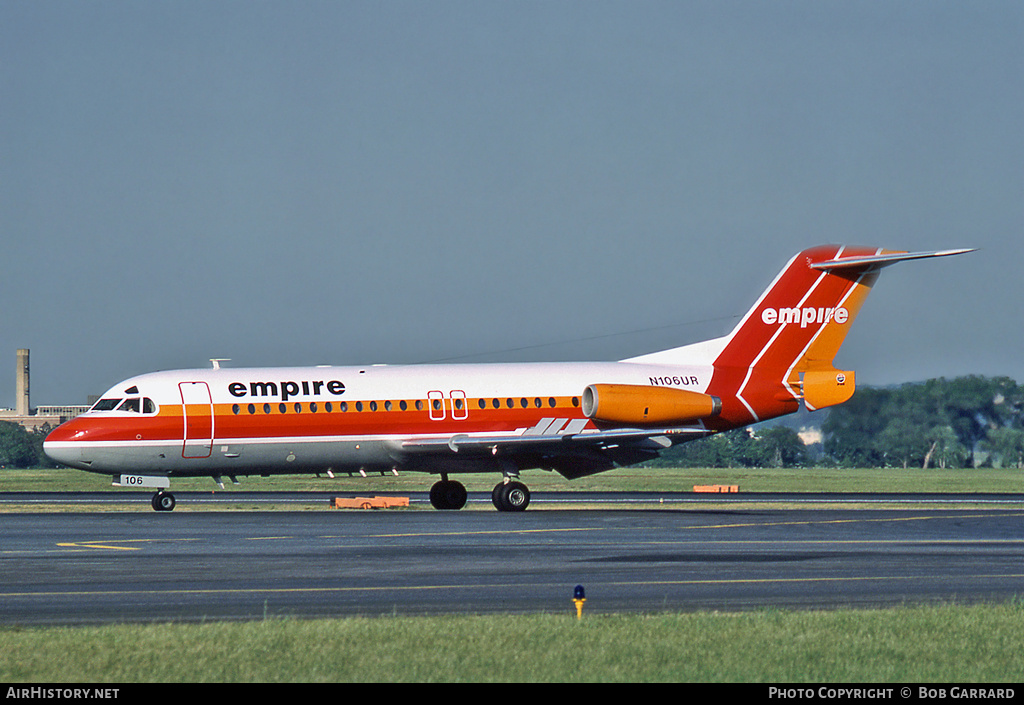 Aircraft Photo of N106UR | Fokker F28-4000 Fellowship | Empire Airlines | AirHistory.net #32058