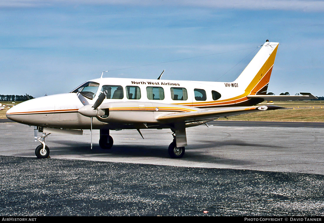 Aircraft Photo of VH-WGI | Piper PA-31-350 Navajo Chieftain | North West Airlines | AirHistory.net #32062