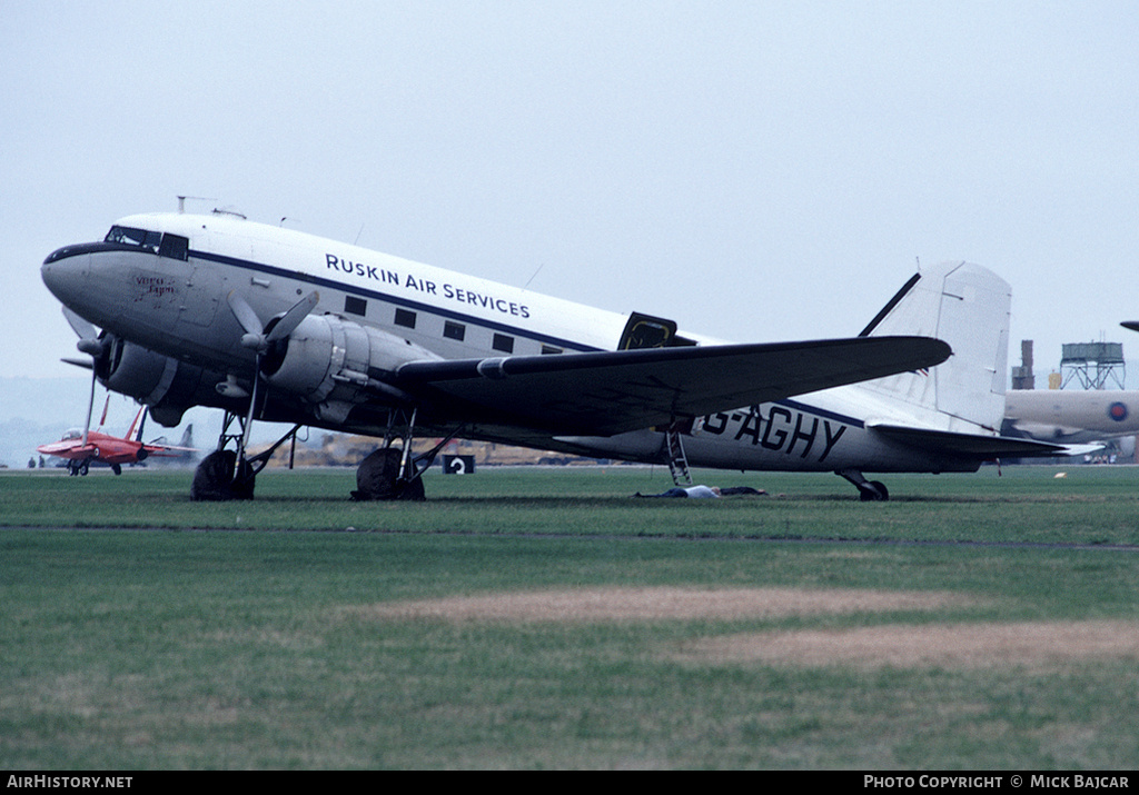 Aircraft Photo of G-AGHY | Douglas C-47A Skytrain | Ruskin Air Services | AirHistory.net #32074