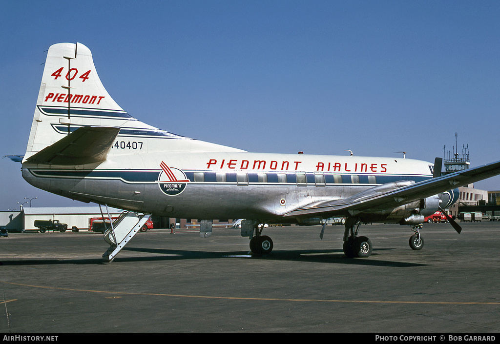 Aircraft Photo of N40407 | Martin 404 | Piedmont Airlines | AirHistory.net #32078