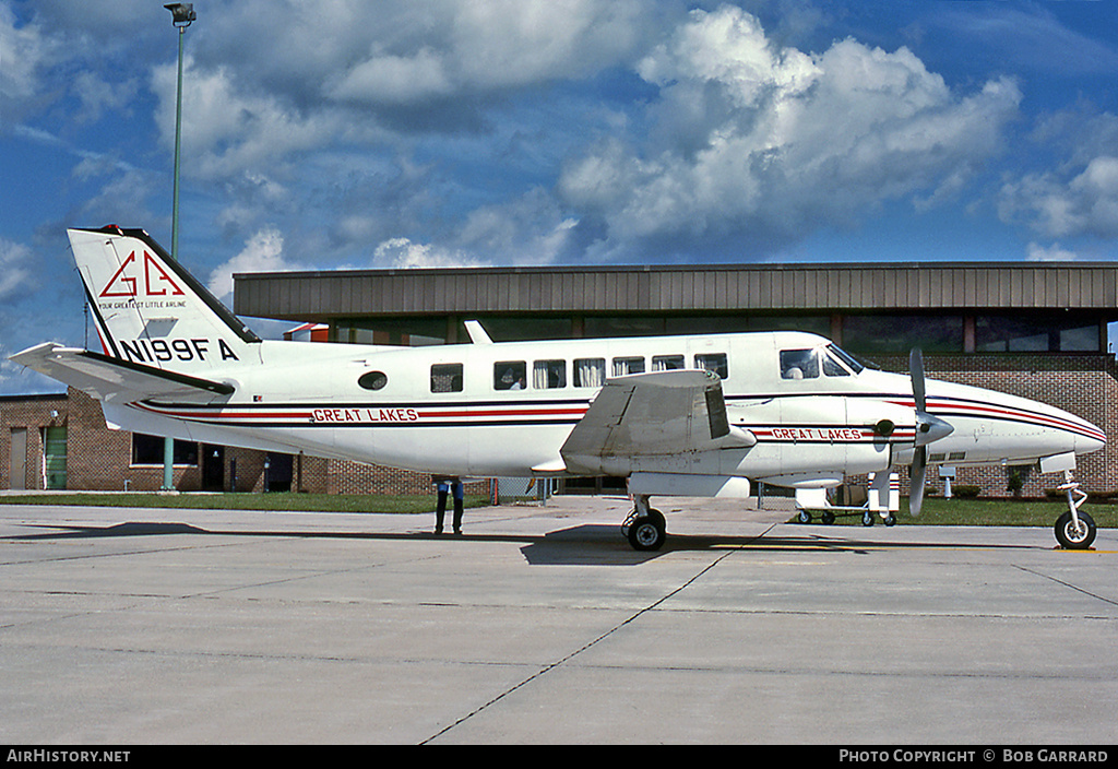 Aircraft Photo of N199FA | Beech B99 Airliner | Great Lakes Airlines | AirHistory.net #32104
