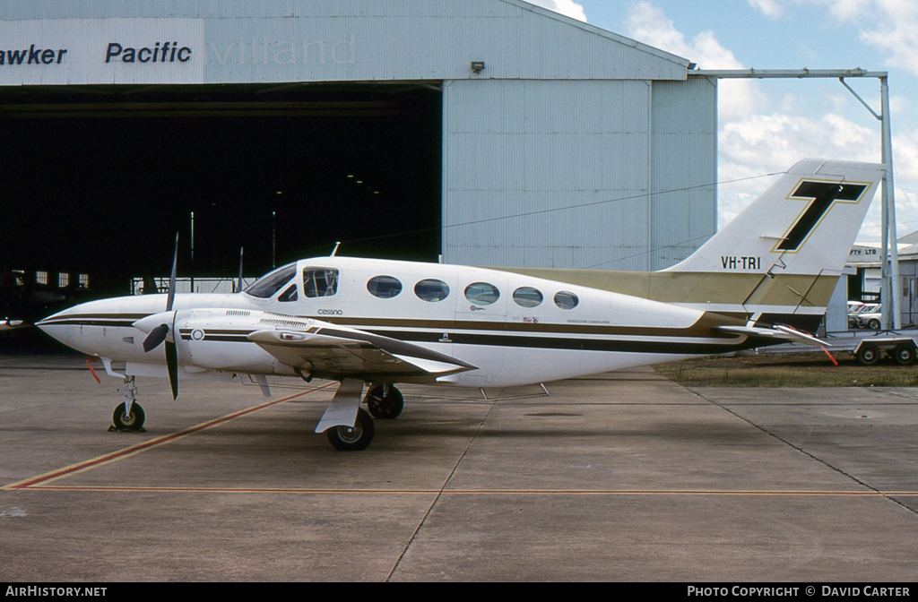 Aircraft Photo of VH-TRI | Cessna 421C Executive Commuter | Trans West Airlines | AirHistory.net #32114