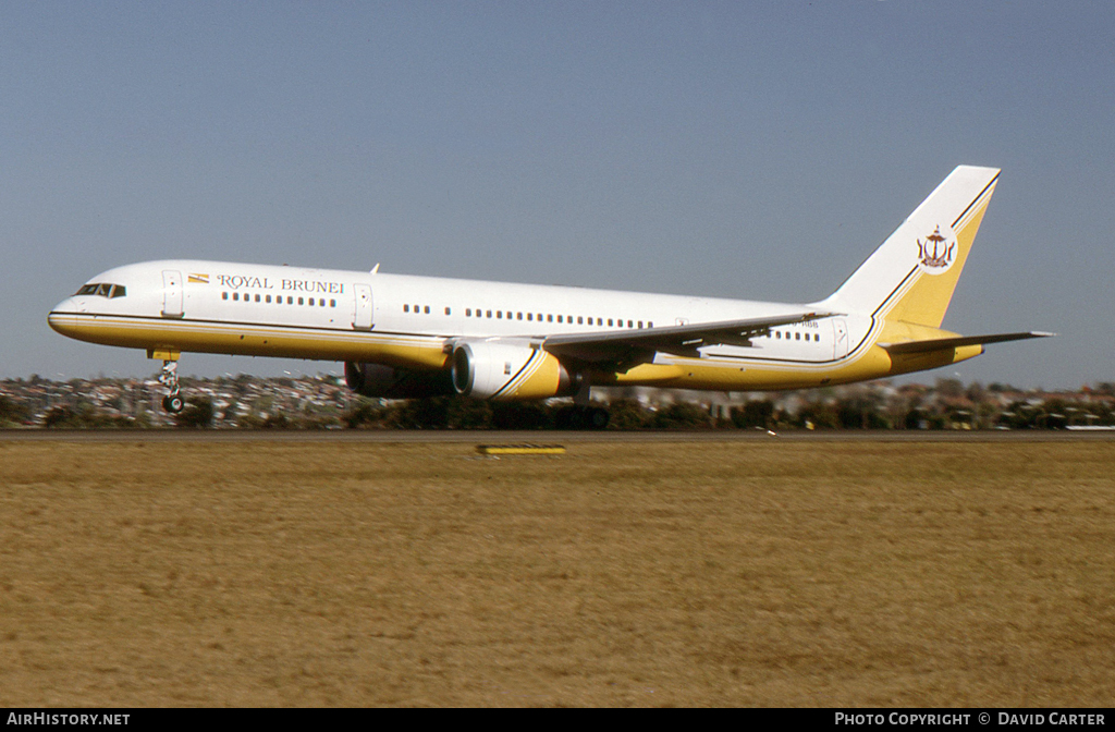 Aircraft Photo of V8-RBB | Boeing 757-2M6 | Royal Brunei Airlines | AirHistory.net #32119